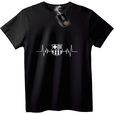 NOONEBRAND Barcelona Тениска FCB Сърдечен Ритъм - XS, White