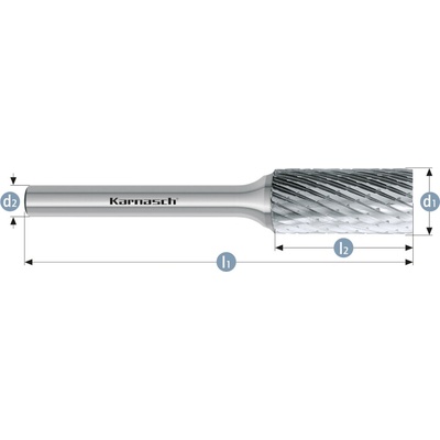 Karnasch 113017085 | B (ZYB) -Valcová fréza s čelným ozubením HP-1 10,0x20x6-65 mm, nepovlakované