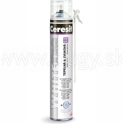Ceresit WhiteTeq Tepelná a zvuková izolácia, jednozložková trubičková pena 750ml