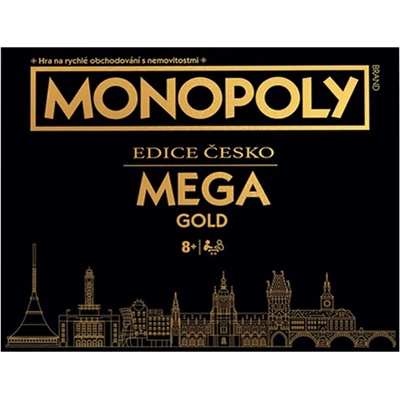 Hasbro Monopoly Mega Gold: Edice Česko