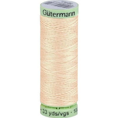Prima-obchod Polyesterové nitě Gütermann Jeans návin 30 m, barva 414 krémová světlá