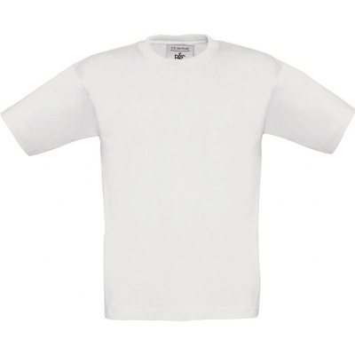 B&C dětské tričko Exact 150 kids t shirt bílá