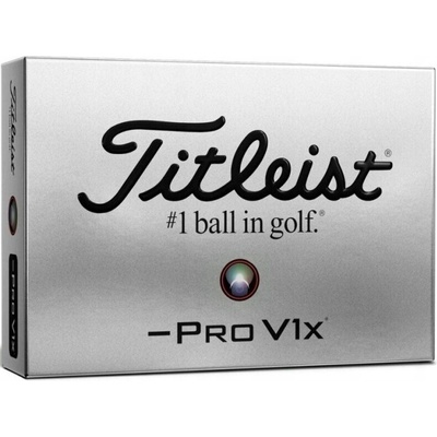 Titleist Pro V1x Left Dash bílé 12 ks