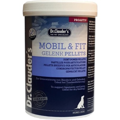 Dr.Clauder's Mobil & Fit Gelenk Pellets - Хранителна добавка за кучета за поддържане на здрави мускули, връзки и стави, 1.1 кг