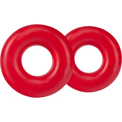 Blush Stay Hard понички - комплект пенис пръстени (червени)