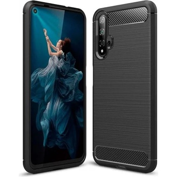 Image 1 of Huawei Силиконов калъф кейс Forecell Carbon за Huawei Nova 5T, черен
