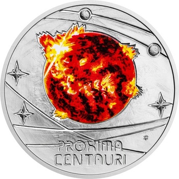 Česká mincovna Stříbrná mince Mléčná dráha Proxima Centauri proof 1 oz