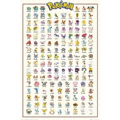 GB eye Plagát Pokémon Kanto