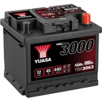 YUASA 3000 12V 45Ah 440A right+ (YBX3063)