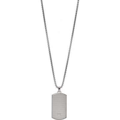 Emporio Armani Módní ocelový náhrdelník psí známka EGS2986040