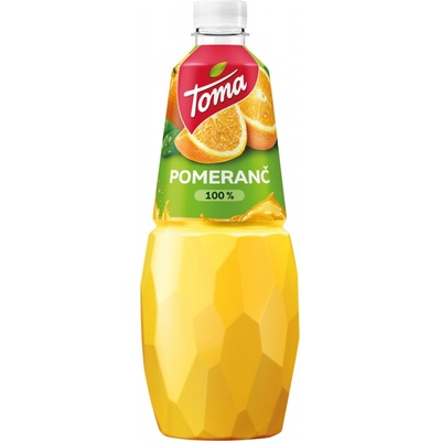 Toma ovocný džus Pomeranč 100% 1000 ml