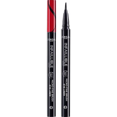 L'Oréal Paris Infaillible Grip 36h Micro-Fine liner 01 Obsidian black čierna očná linka 0,4 g