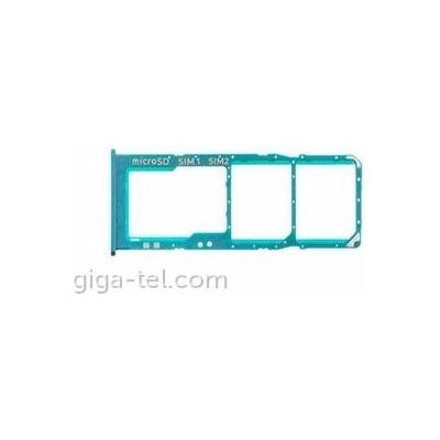 Samsung Galaxy M21 (M215F) SIM tray zelený, držák, šuplík