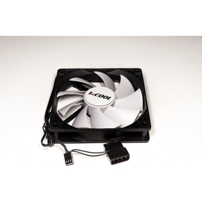 1stCOOL SILENT 12CM FAN F12-BLACK-WHITE