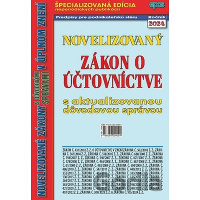 Novelizovaný zákon o účtovníctve 14/2024