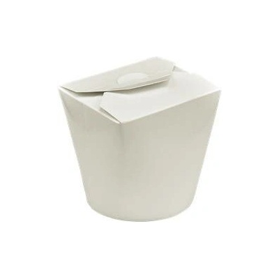 ECOFOL Papírový box na jídlo 450 ml bílý bal/50 ks