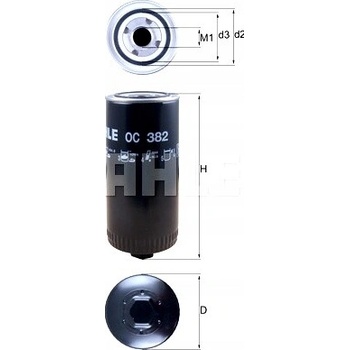 Knecht OC 382 Olejový filter