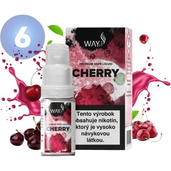 WAY to Vape Cherry 10 ml 6 mg
