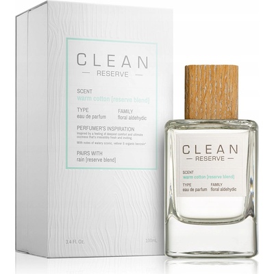 Clean Reserve Blend Warm Cotton parfémovaná voda unisex 100 ml