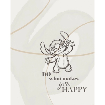 Komar Plakát Disney Lilo and Stitch Do What Makes You Happy 40 x 50 cm