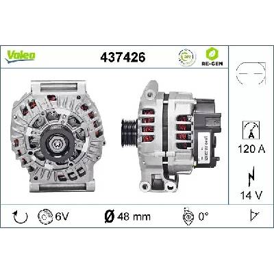 VALEO Alternátor VA 437426