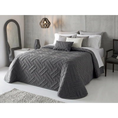 Áčko Ružomberok Žakárový prehoz na posteľ VELMAR Grey 220 x 240 cm
