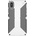 Speck Presidio Grip Case - удароустойчив хибриден кейс за iPhone X, iPhone XS (бял-черен)