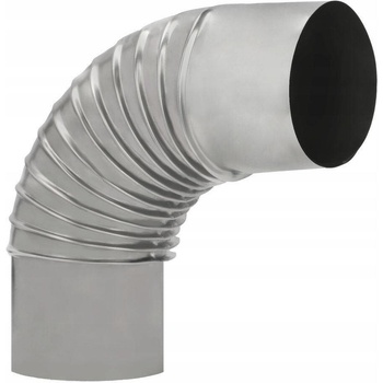 koleno dymové na komín pre krbové kachle Ø130 tepelne odolné