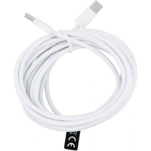  Кабел HD26 Type-C към Type-C PD3, 0, 3A, 30W, 3M, бял