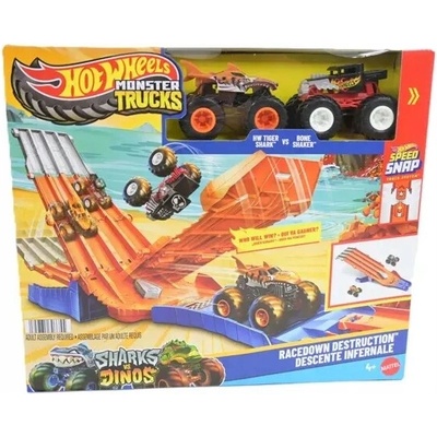 Mattel Hot Wheels Monster Trucks Závod s demolicí
