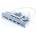 Satechi USB-C Clamp Hub iMac 24 - алуминиев USB-C хъб и четец за SD, microSD карти за iMac 24 (2021) (син)