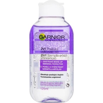 Garnier Express 2in1 продукт за почистване на околоочен грим, стимулиращ растежа на миглите 125 ml