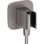 Hansgrohe Fixfit - Душ-коляно с държач, матиран черен хром 26887340 (26887340)