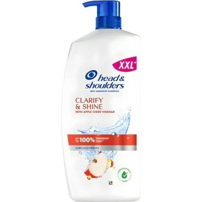 Head & Shoulders Clarify & Shine šampón proti lupinám s pumpou 800ml