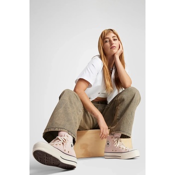 Converse Велурени кецове Converse Chuck Taylor All Star Lift (A13823C)