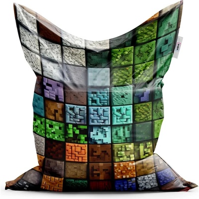 Sablio Sedací vak Classic Blocks Abstract 200x140 cm
