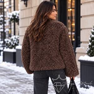  Дамско пухено палто „Cozy Winter за всеки ден