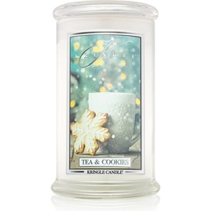 Kringle Candle Tea & Cookies ароматна свещ 624 гр