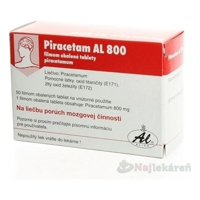 Piracetam AL 800 tbl.flm.50 x 800 mg