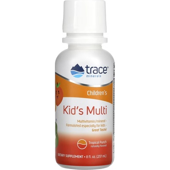 Trace Minerals Kid's Multi, Tropical Punch, детски мултивитамини, 237 ml