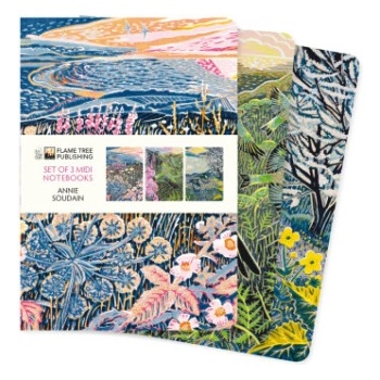Flame Tree Publishing Annie Soudain Set of 3 Midi Notebooks