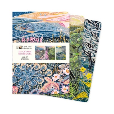 Flame Tree Publishing Annie Soudain Set of 3 Midi Notebooks | Flame Tree Publishing