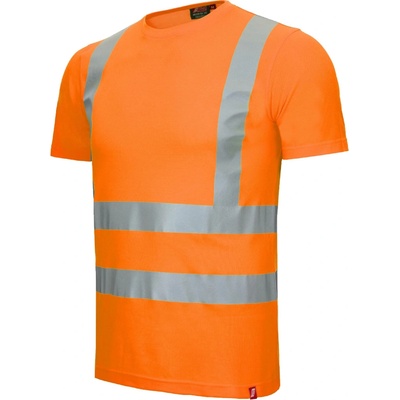 Nitras Motion Tex VIZ výstražné tričko s krátkým rukávem neonově oranžová XL