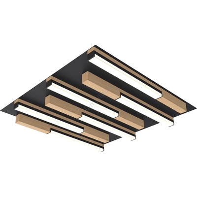 WOFI 9031-606 - LED Димируем плафон PALERMO LED/26W/230V дърво (W4026)