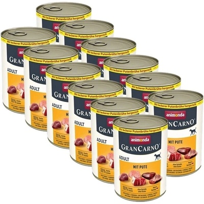 Animonda GranCarno Adult bravčové s morčacím 12 x 400 g
