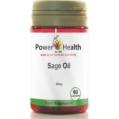 Power Health Салвия (масло) 50 mg 60 капсули | Power Health (031934 (DISSEO) PWH)