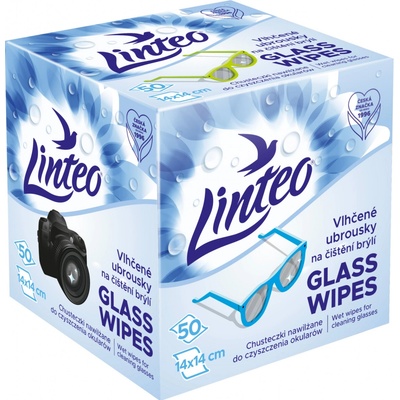 Linteo ubrousky čistící na brýle vlhčené 50 ks – Sleviste.cz