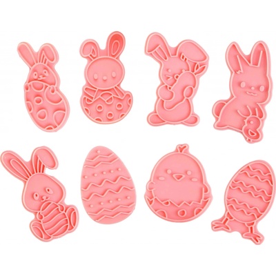 SADA VYKRAJOVÁTEK VELIKONOČNÍ 8KS 4-6CM PLAST – Zboží Mobilmania