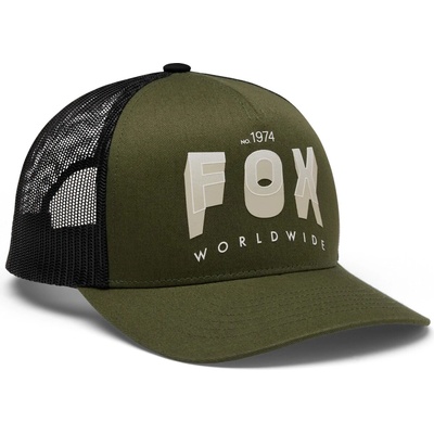 FOX Racing FOX Blck Mesh Trucker Hat Army