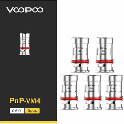 Voopoo PnP-VM Coil 0,6 ohm 5 ks